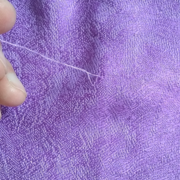 Pashmina scarf, warm tone purple - Picture 3 of 6